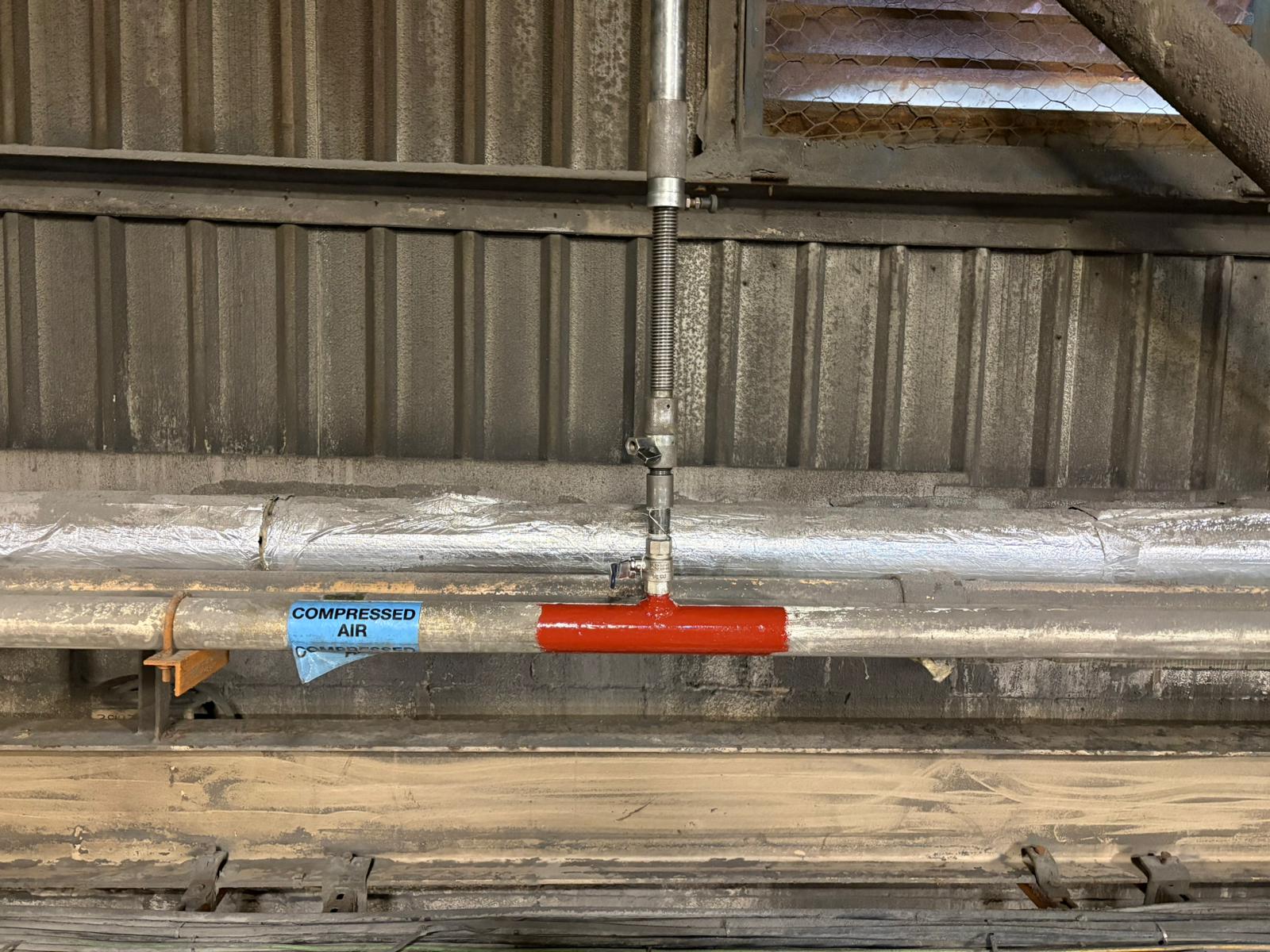 hot tapping on compressed air